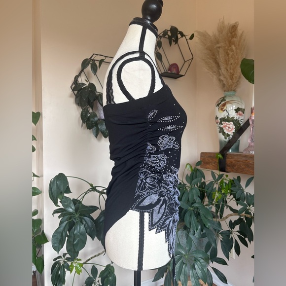 Y2K - Fairycore Asymmetrical Beaded Tank - Picture 3 of 12